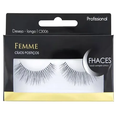 Imagem de Cílios Postiços Fhaces Femme desejo com 1 par