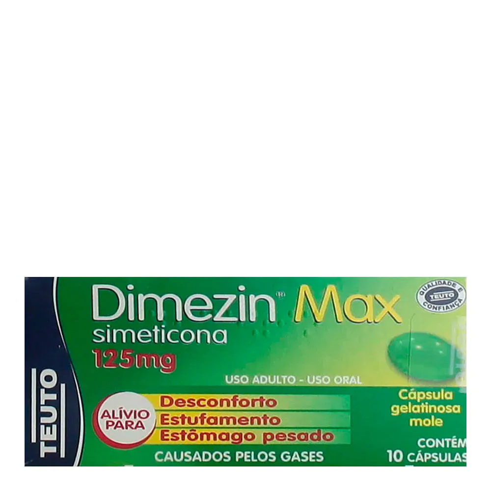 Imagem de Antigases Dimezin 125mg 10 Cápsulas