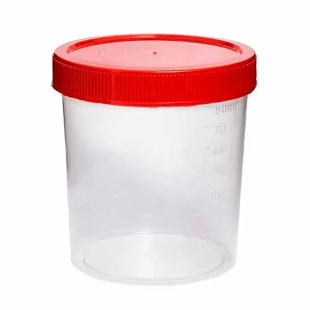 Imagem de Coletor Universal não Estéril Transparente 3B Plásticos 80ml
