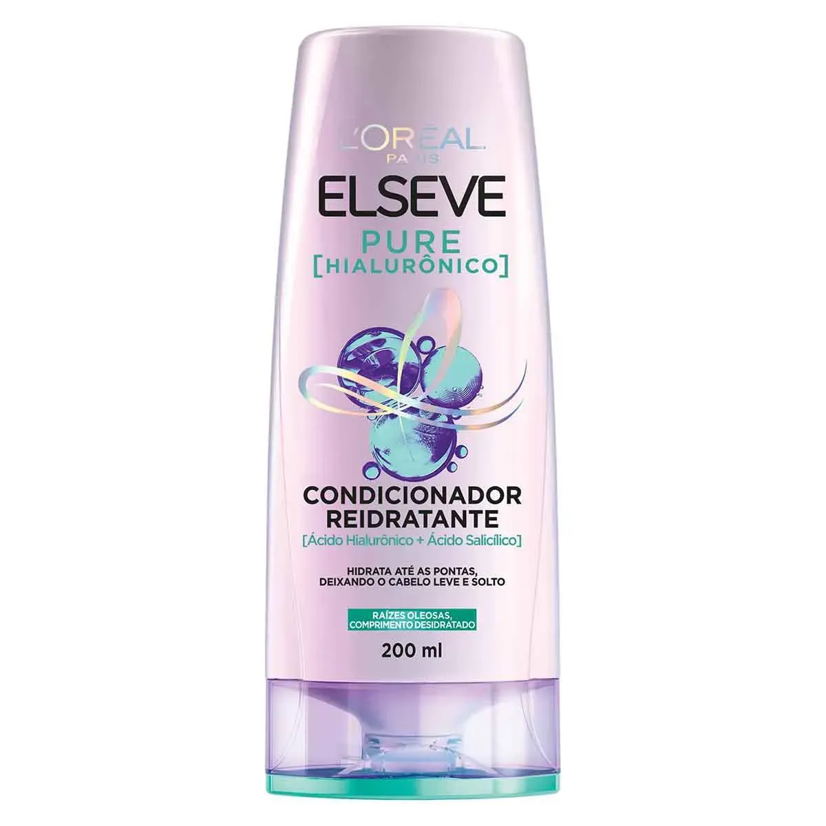 Imagem de Condicionador Elseve L'Oréal Paris Pure Hialurônico Reidratante Selagem de Cutículas e Hidratação Profunda 200ml