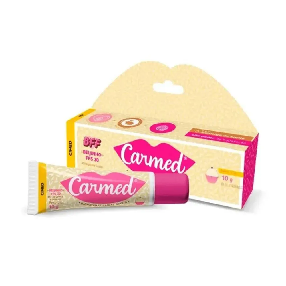 Imagem de Carmed Labial Bff Beijinho Fps 30 Efeito Gloss Incolor 10g