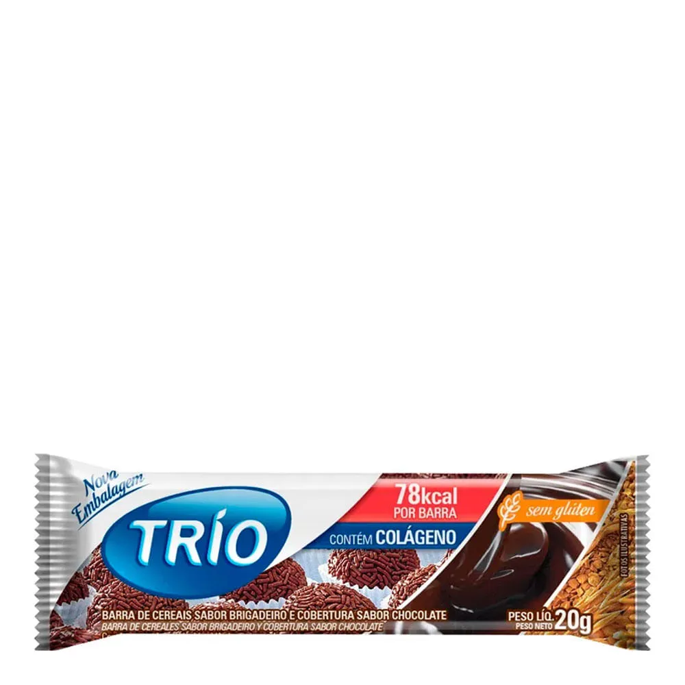 Imagem de Barra de Cereais Trio Brigadeiro 1 Unidade de 20g