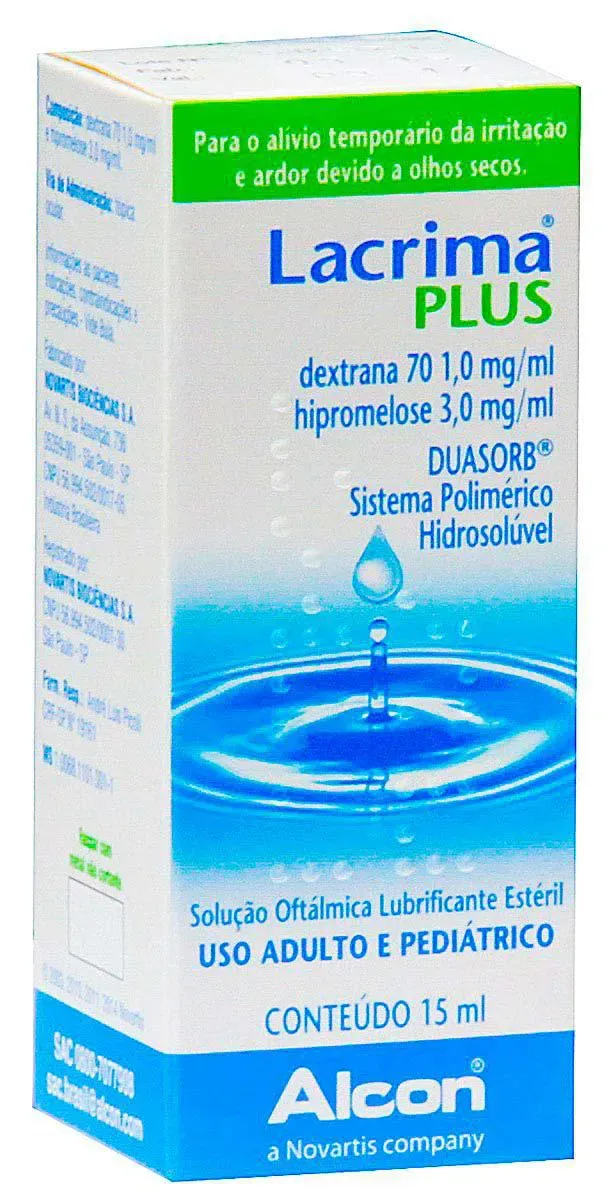 Imagem de Colírio Lacrima Plus 15ml
