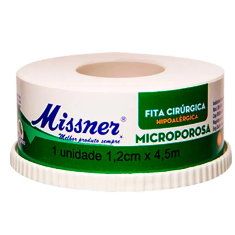 Imagem de Fita Cirúrgica Microporosa Branca 1,2cm X 4,5m