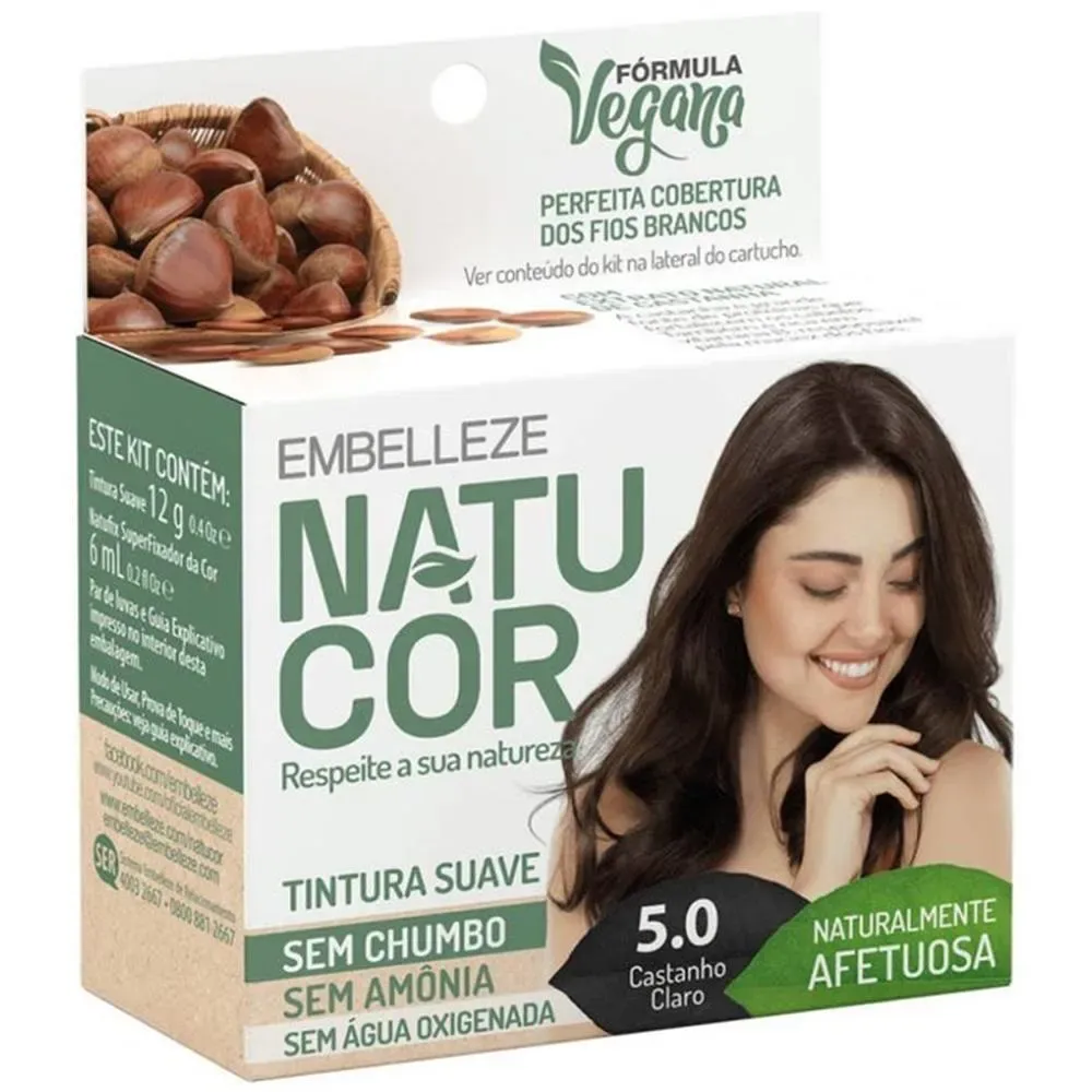 Imagem de Tintura Natucor 5.0 Castanho Claro