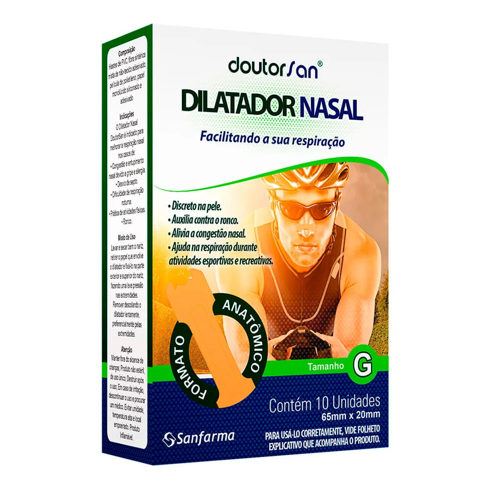 Imagem de Dilatador Nasal Doutorsan Másculino 10 Unidades