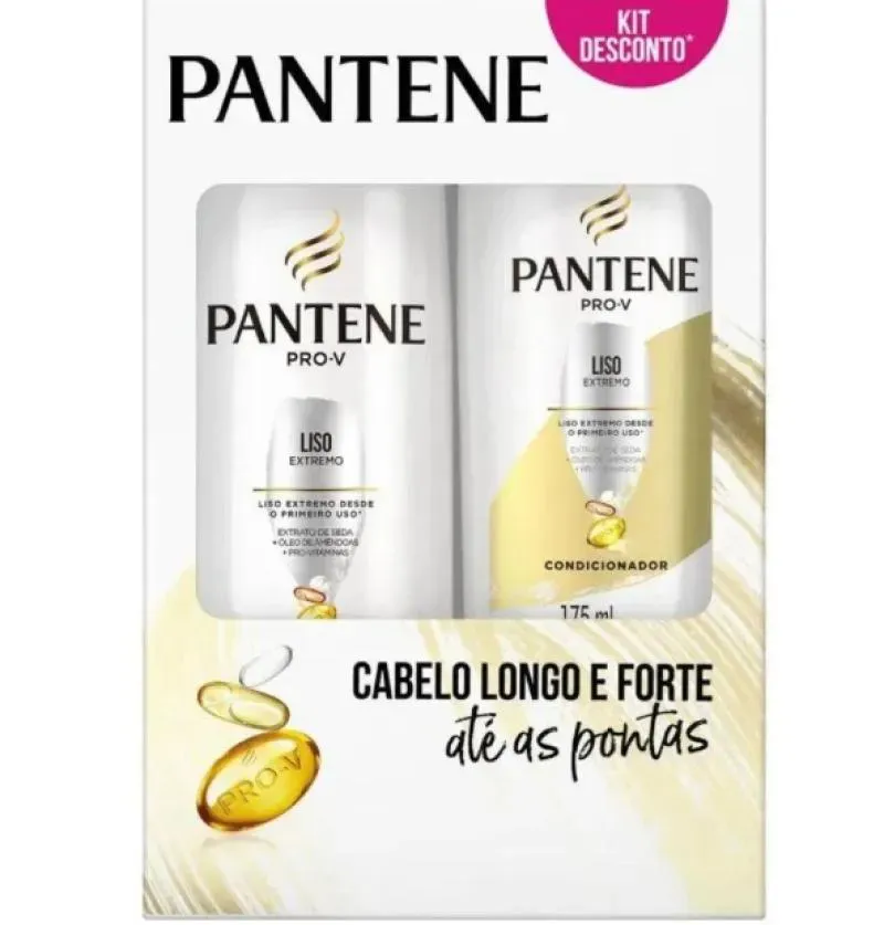 Imagem de Pantene Pro-V Liso Extremo Shampoo 175ml + Condicionador 175ml
