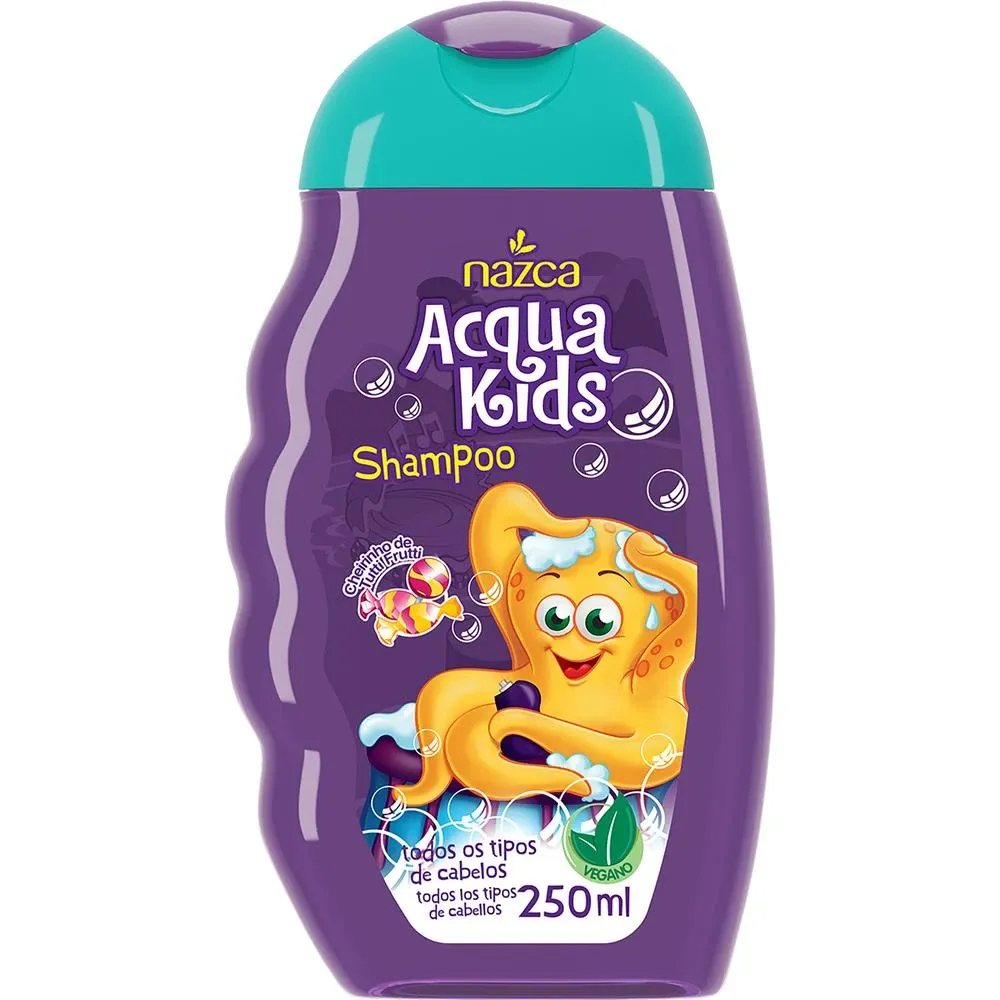 Shampoo com Cheiro de Tutti Frutti Acqua Kids 250ml - Imagem 1