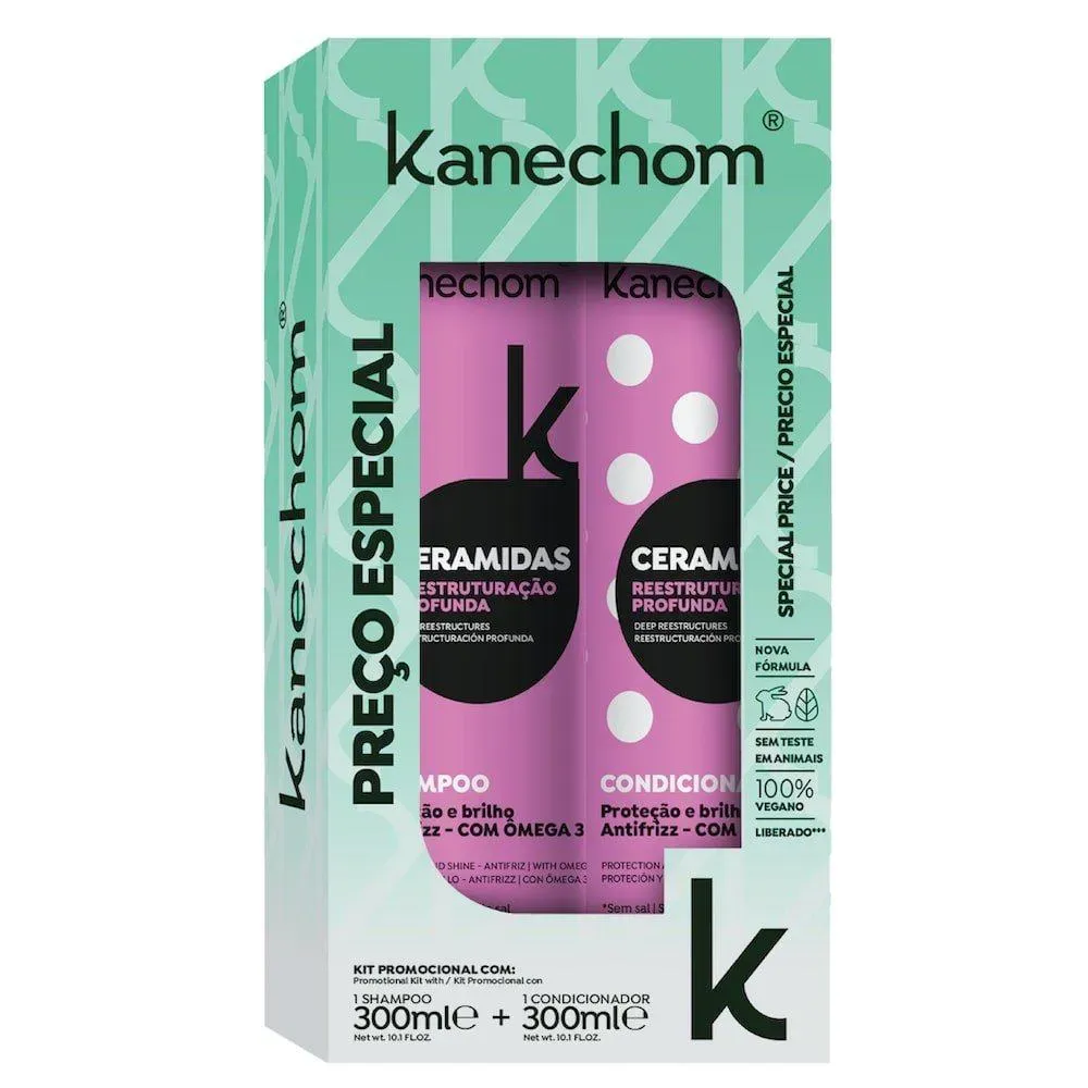 Imagem de Shampoo + Condicionador Kanechom Ceramidas 300ml
