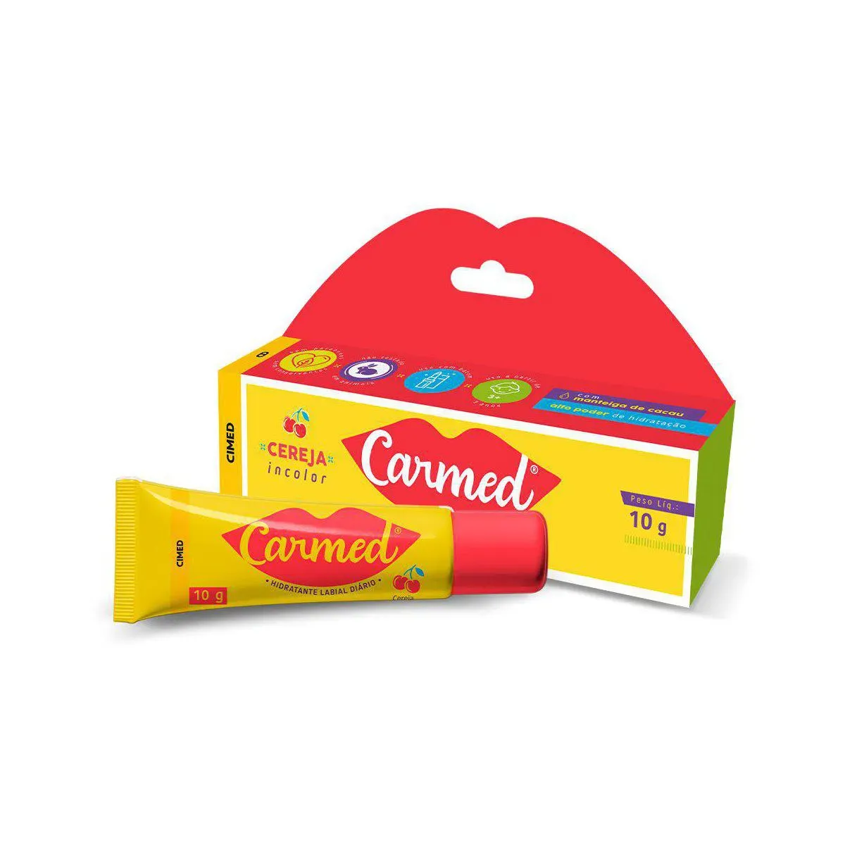 Imagem de Protetor Labial Carmed Cereja Incolor com 10g