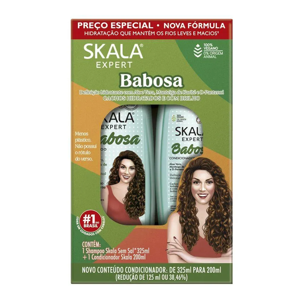 Imagem de Shampoo 325Ml + Condicionador Skala Babosa 200Ml