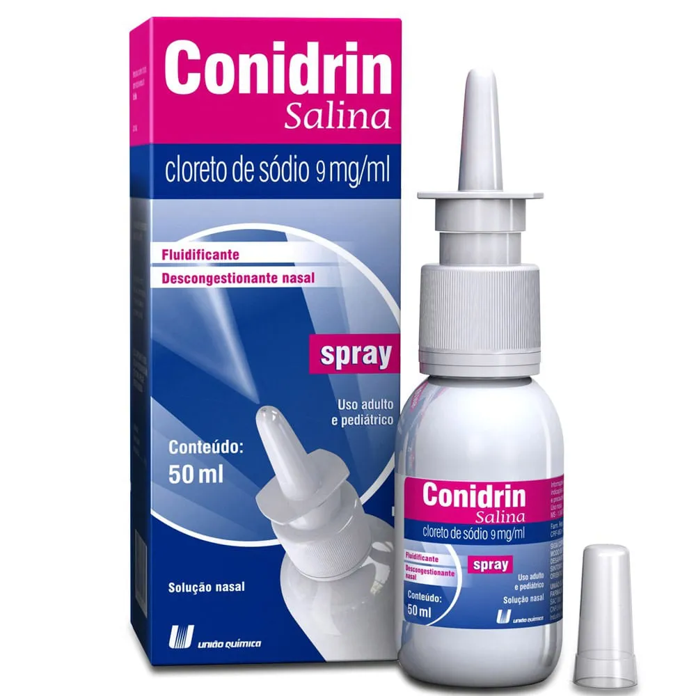 Imagem de Conidrin Salina Spray Solução Nasal 0,9% 50mL
