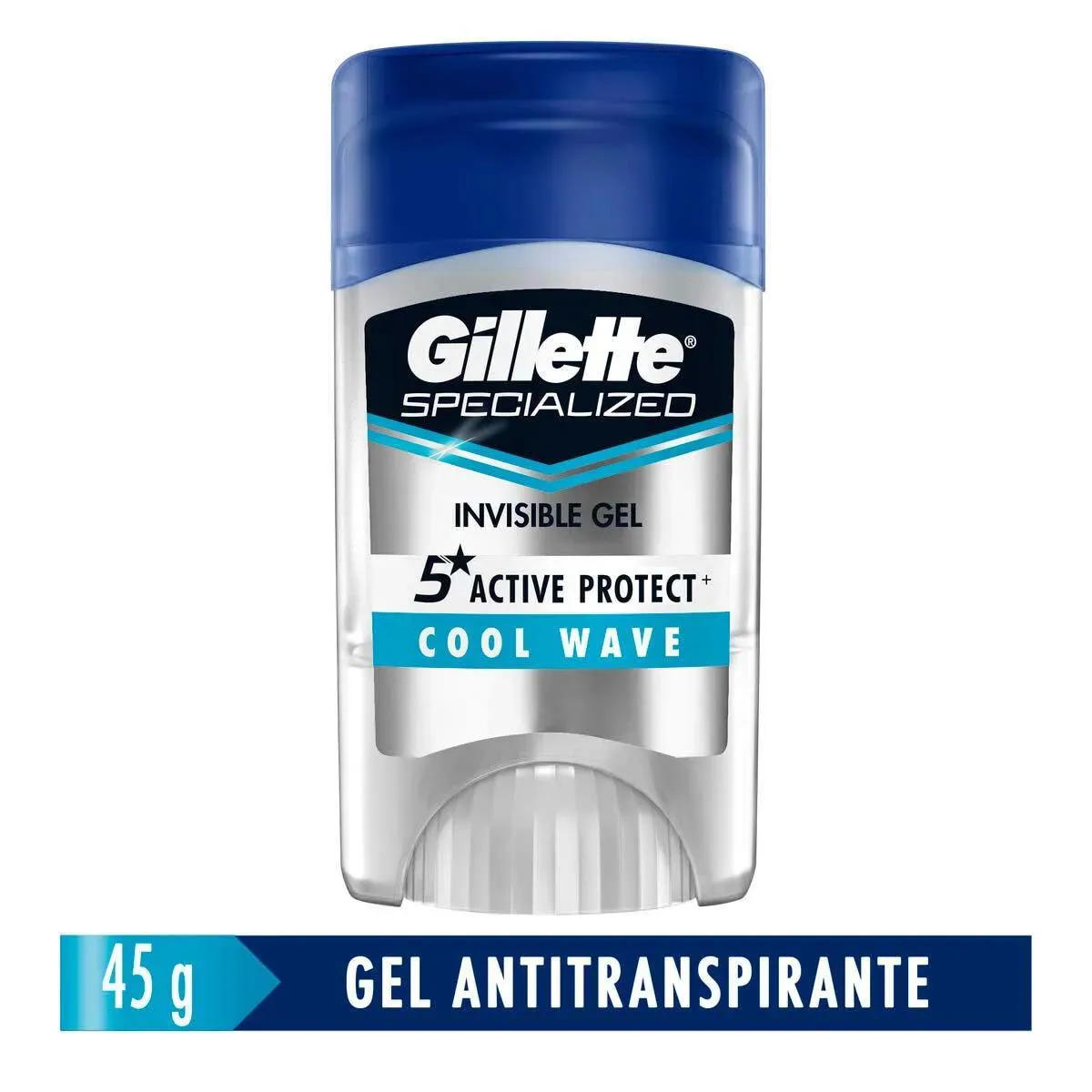Imagem de Desodorante Antitranspirante Gillette Specialized Invisible Gel Cool Wave 48h Masculino 45g