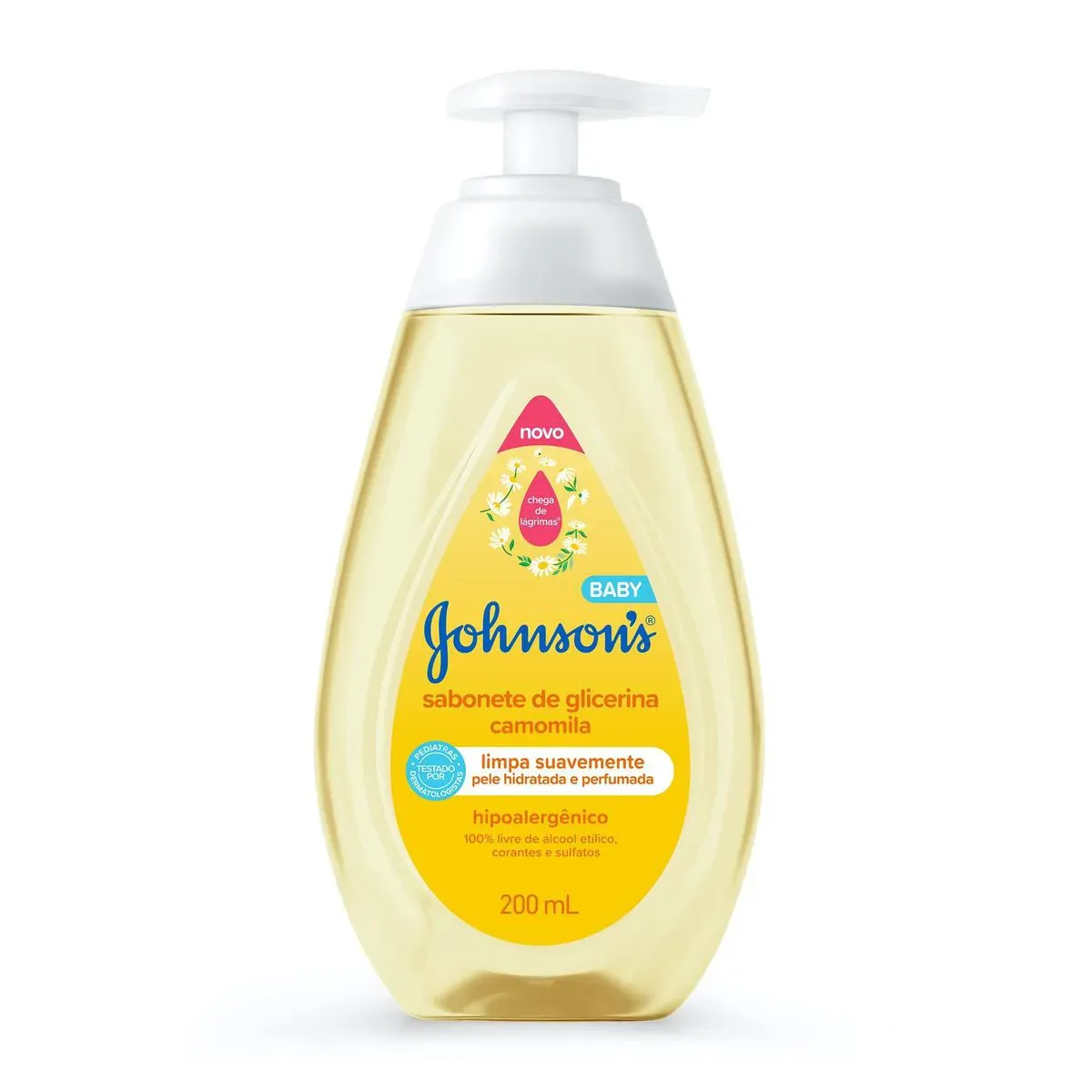 Imagem de Sabonete Líquido de Glicerina Camomila Johnson's Baby Cabeça aos Pés 200ml