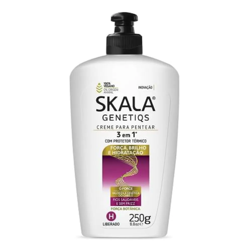 Imagem de Creme Para Pentear Skala 250g Genetiqs Força E Brilho