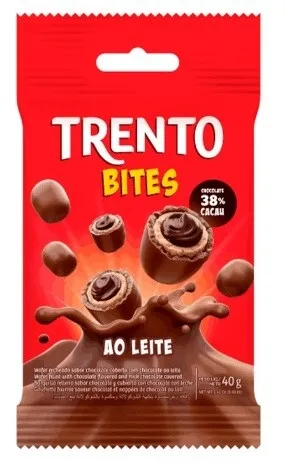 Imagem de CHOCOLATE TRENTO BITES AO LEITE 40G
