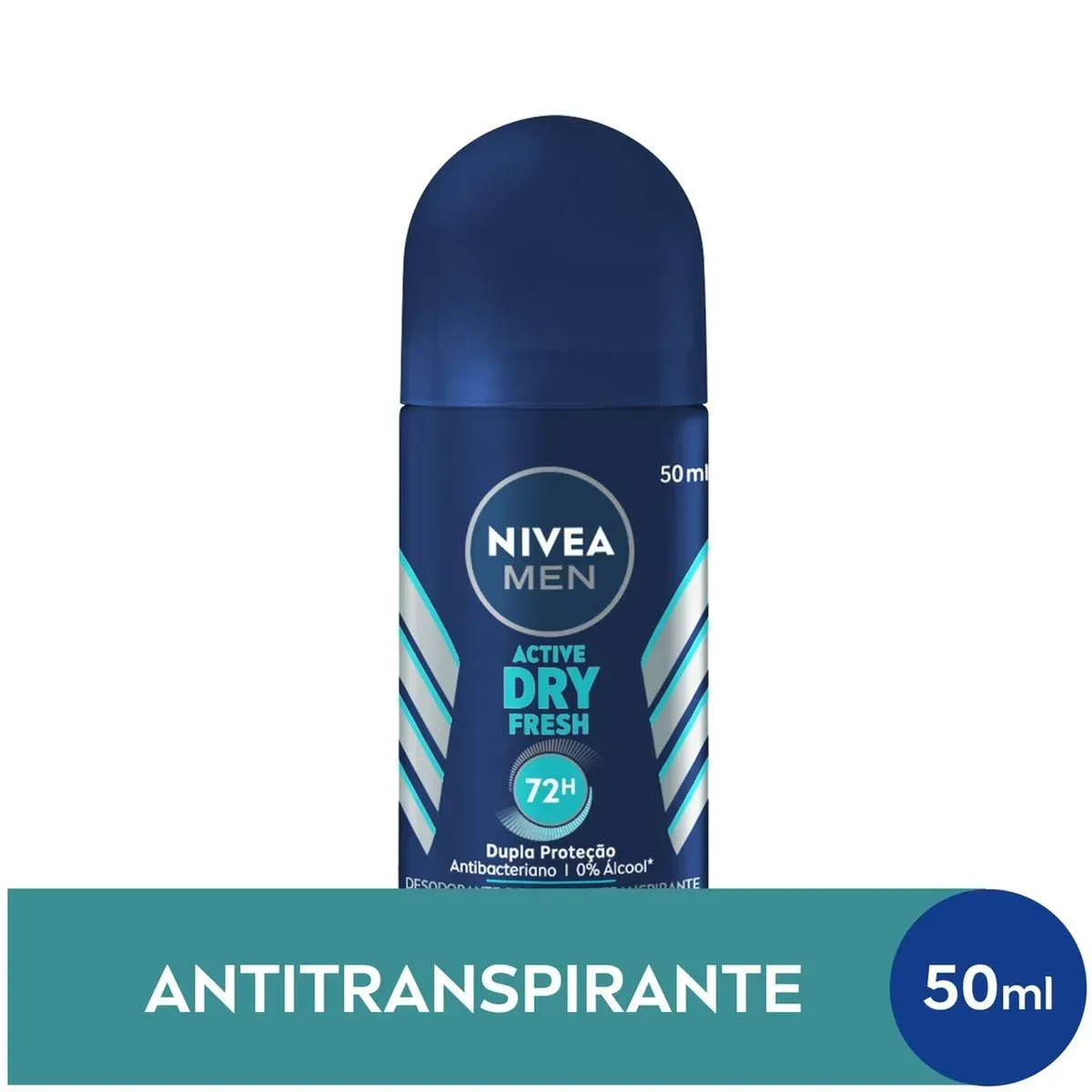 Imagem de Desodorante Antitranspirante Roll-On Nivea Men Active Dry Fresh 72h 50ml