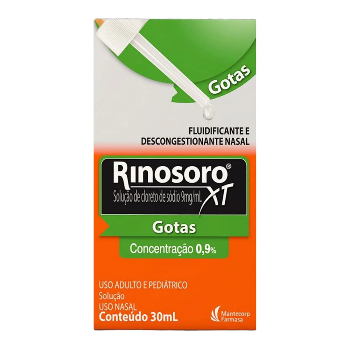 Imagem de Descongestionante Rinosoro XT 9mg/ml 30ml Gotas