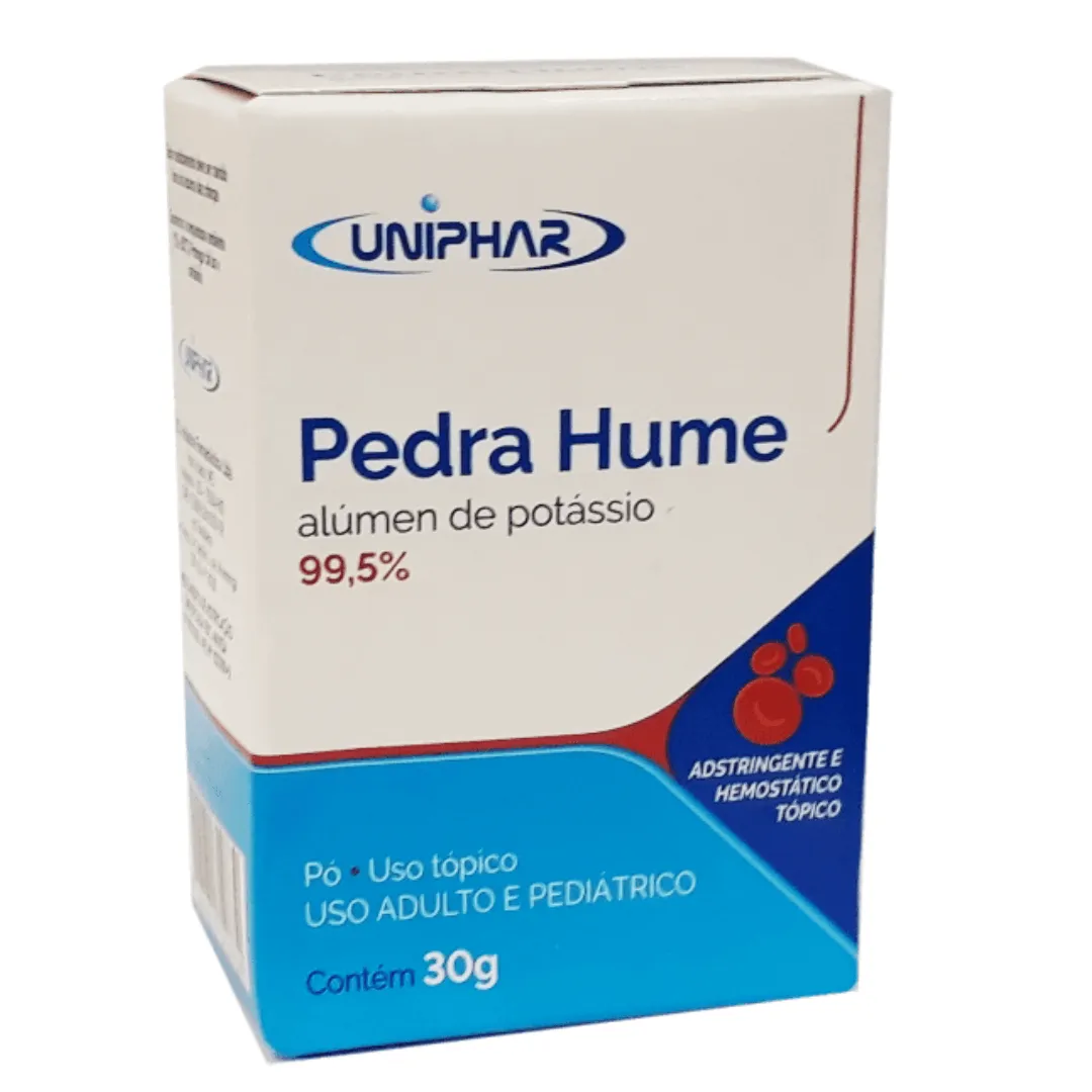Imagem de Pedra Hume Ideal Alumen De Potassio Uniphar 30G