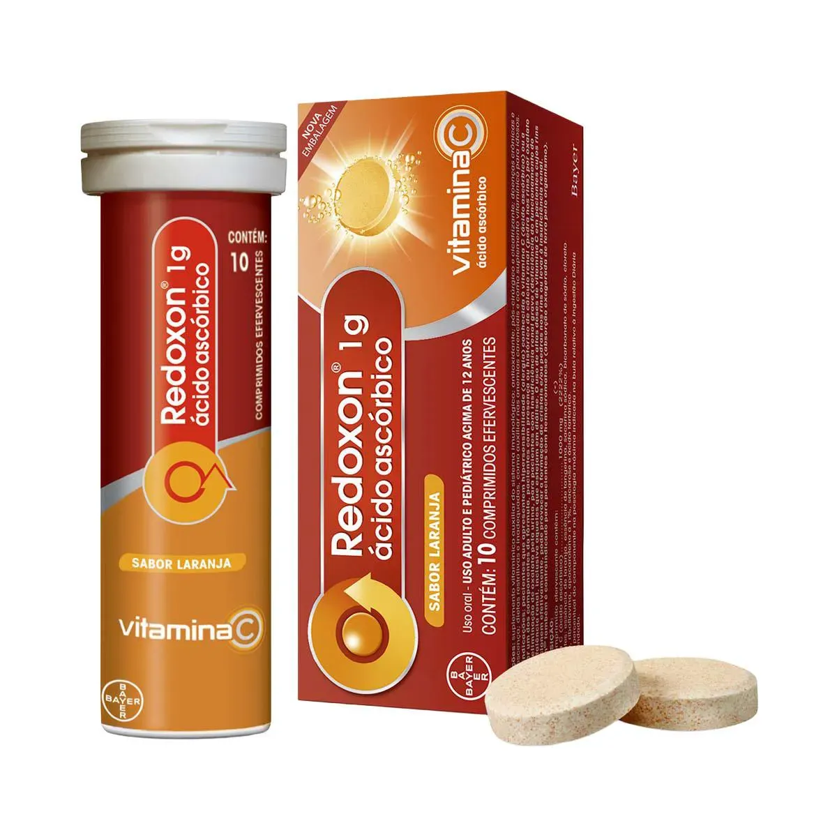 Imagem de VItamina C Efervescente Redoxon 1g 10 comprimidos