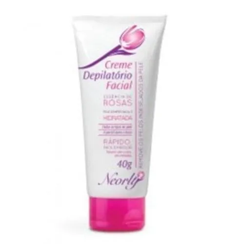 Imagem de Creme Depilatório Facial Neorly essência de rosas, 1 unidade com 40g