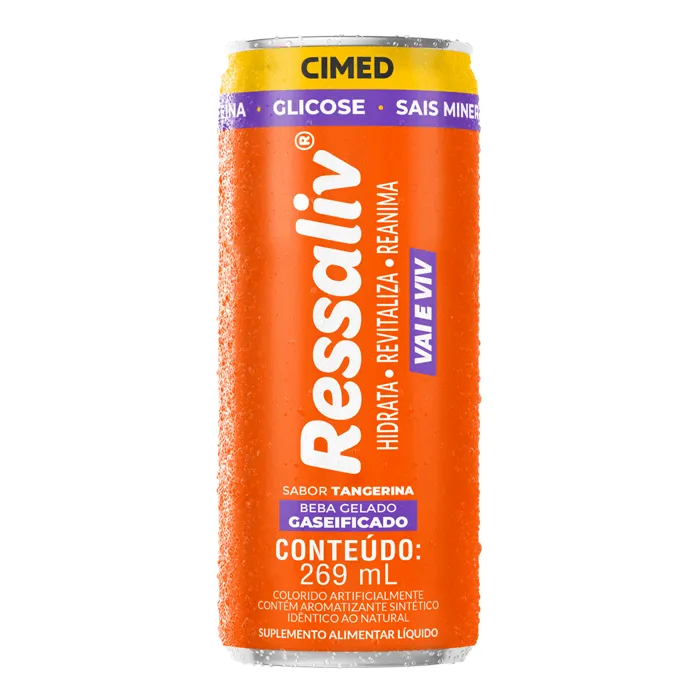 Imagem de Suplemento Alimentar Líquido Ressaliv Tangerina 269ml