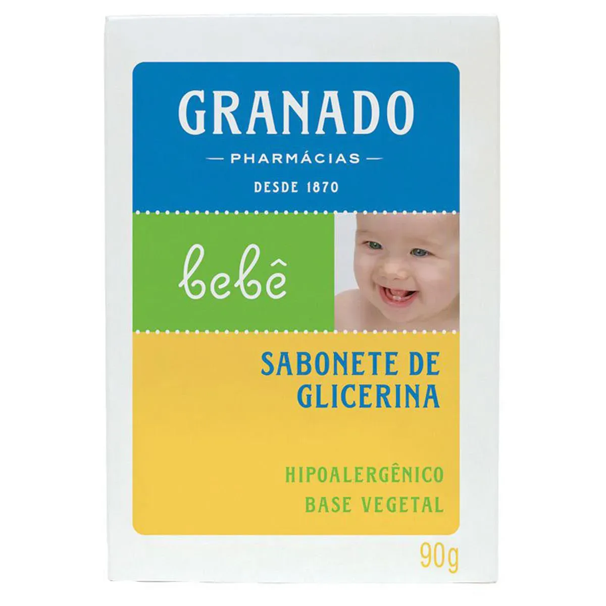 Imagem de Sabonete de Glicerina em Barra Granado Bebê Tradicional com 90g