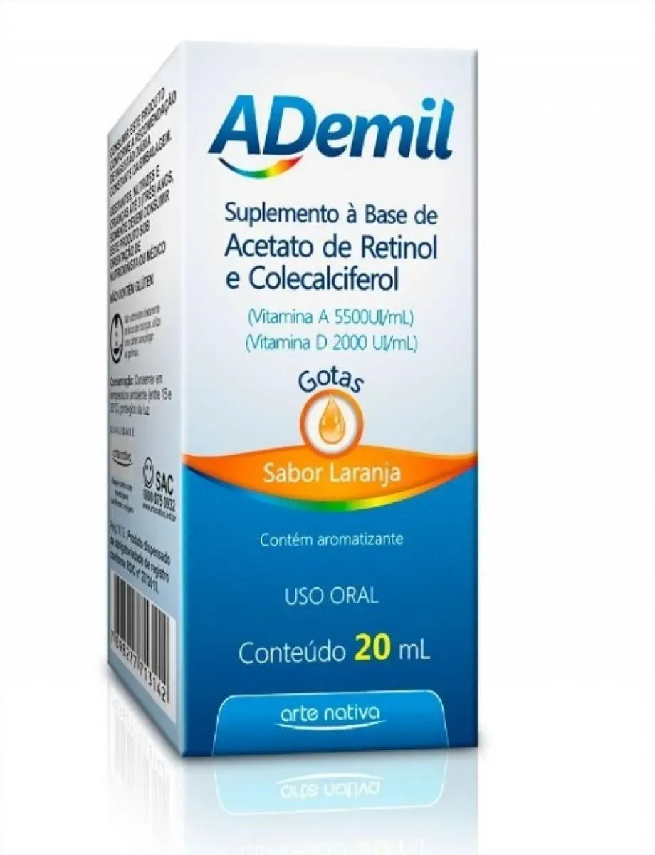 Imagem de Ademil a+D Gotas 20Ml - Arte Nativa