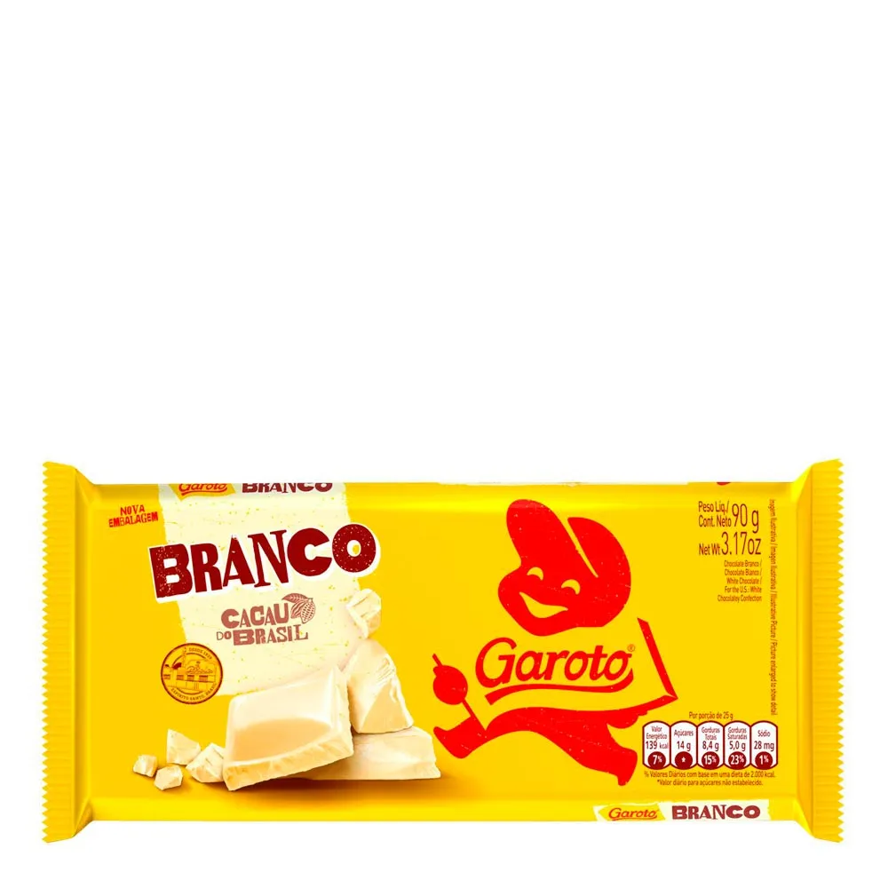 Imagem de Chocolate Branco Garoto 90g