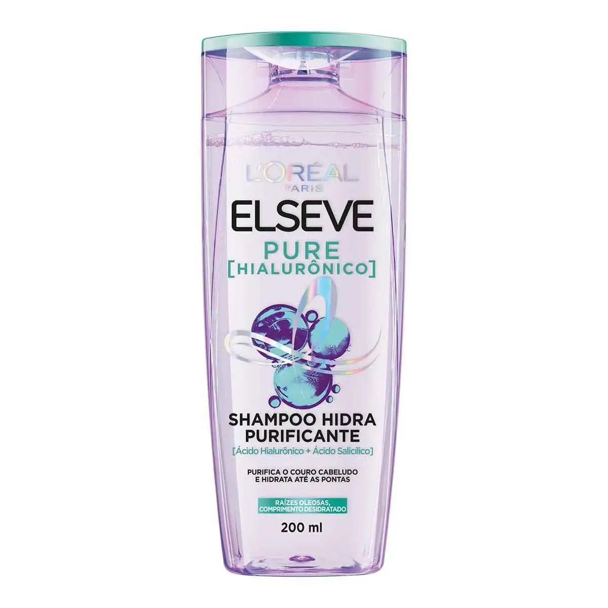 Imagem de Shampoo L'Oréal Paris Elseve Pure [Hialurônico] Hidra Purificante Hidratação Profunda com Ácido Hialurônico Puro 200ml