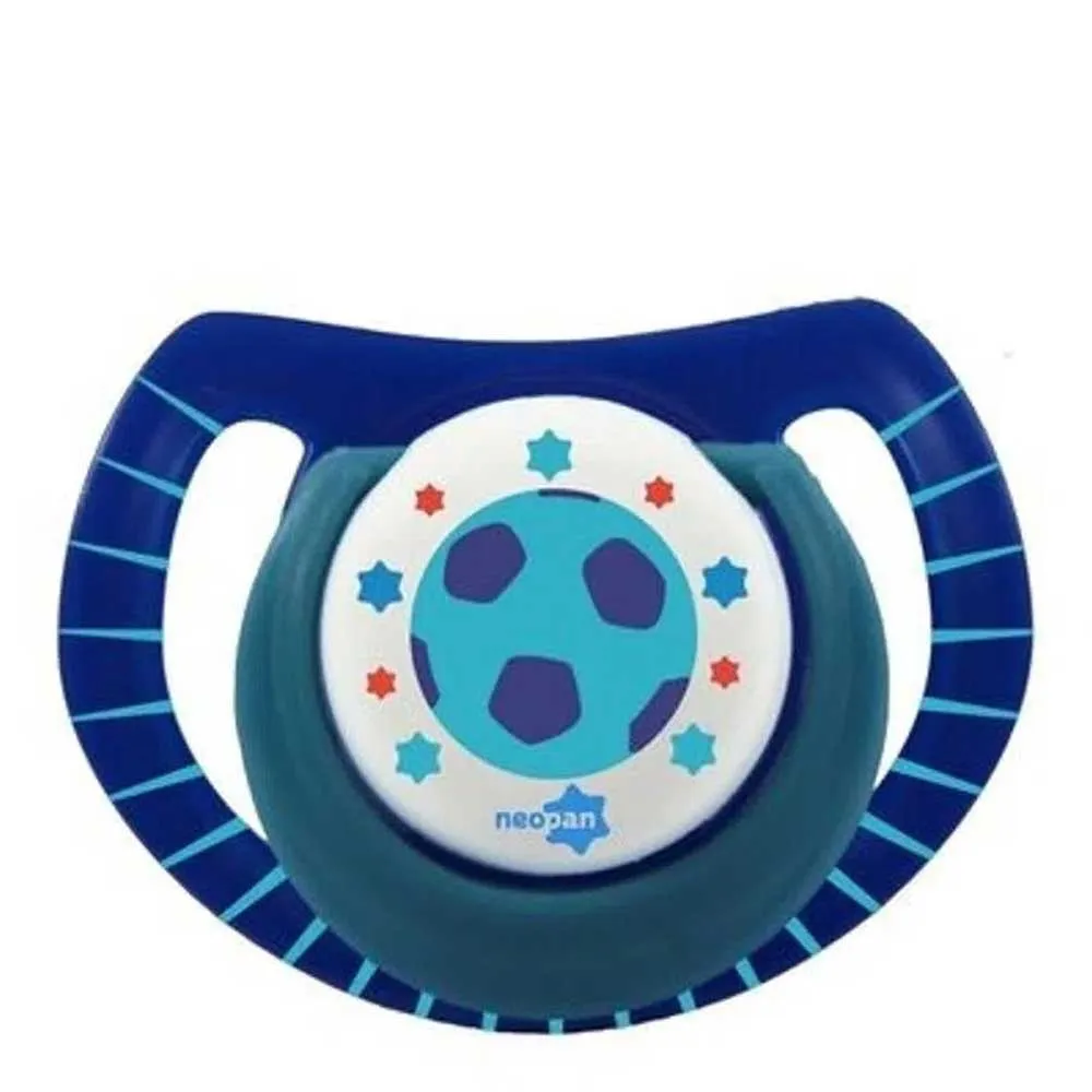 Imagem de Chupeta Neopan Ortodôntica Estampado Bola Azul Número 2