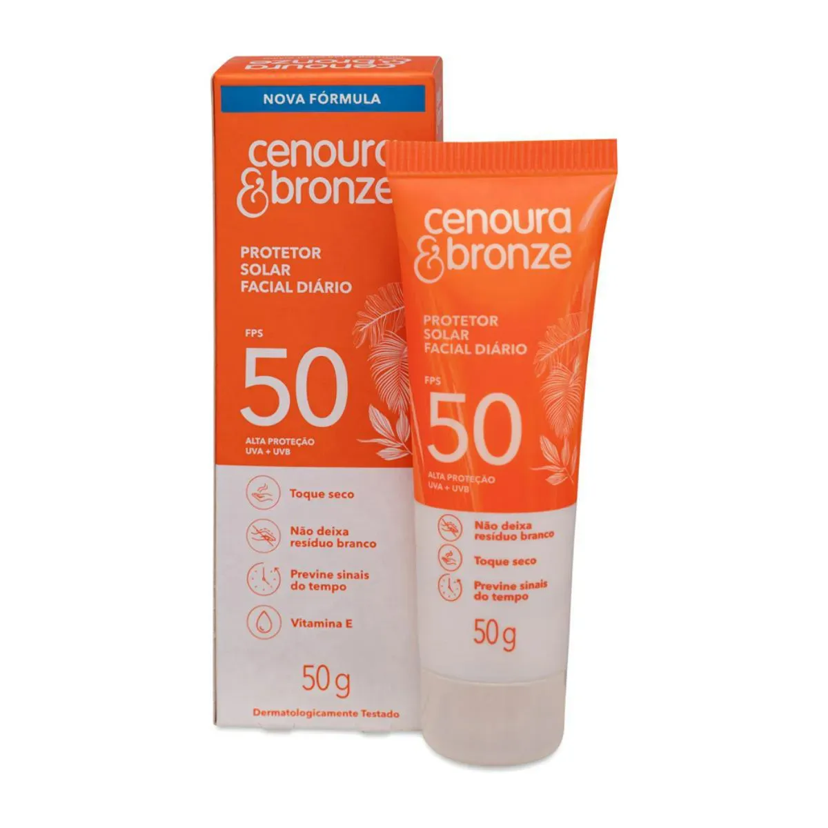 Imagem de Protetor Solar Facial Diário Cenoura & Bronze FPS 50 50g